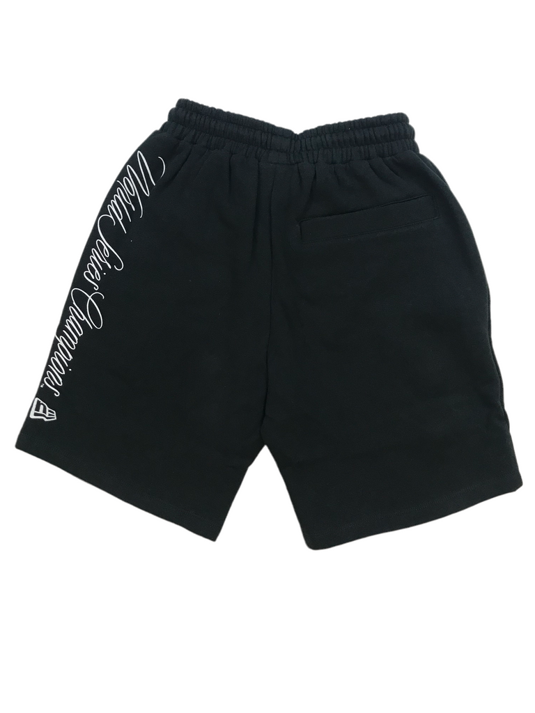 Men New Era Historic Champ Florida Marlins Sweat Shorts 2x / Black
