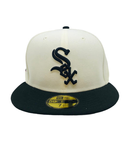 New Era 59FIFTY Chicago White Sox Side Patch Fitted Hat | Black