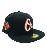NEW ERA MLB Baltimore Orioles Metallic Logo Side Patch 59fifty fitted
