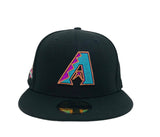 NEW ERA MLB Arizona Diamondbacks Metallic Logo Side Patch 59fifty fitted