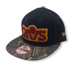 NEW ERA CLEVELAND CAVALIERS 9FIFTY TRICKED TRIM SNAPBACK