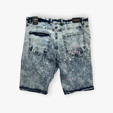 FWRD DENIM & CO. Big Mens Painted Public Figures Denim Short