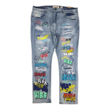 Big Men EVOLUTION IN DESIGN Graffiti Bomb Denim Jean