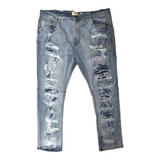 Big & Tall  FWRD DENIM & CO. Sliced & Diced Denim Jeans