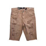 Men JORDAN CRAIG Shredded Jean Short Blush