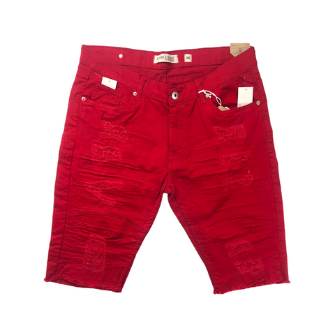 Men EVOLUTION In Design Ripped Down Twill Short