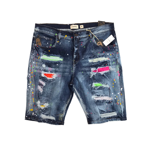 Big Men's FWRD DENIM & CO. Roughed Up Short