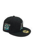 NEW ERA Florida Marlins Metallic Logo Side Patch 59fifty fitted