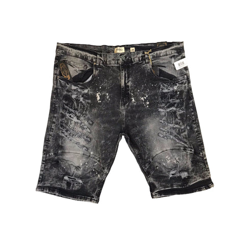 Big & Tall FWRD DENIM & CO. Broken Down Biker Shorts