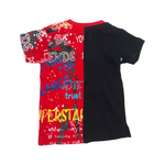 Little Kid's FWRD DENIM & Co. Split Superstar Graffiti S/SLV T-Shirt