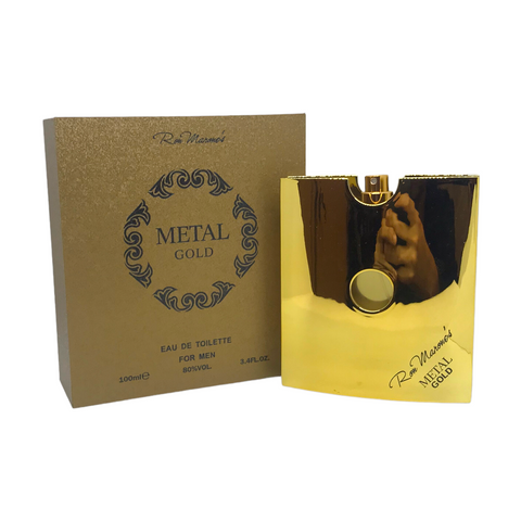 Men Ron Marones Metal Gold 3.4oz Eau De Parfum