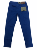 Men ROYAL BLUE Twill Color Skinny Pants Royal Blue