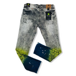 Men CREATE 2MRW Denim Pants With Paint Splatter