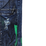 Men R3BEL Fashion Washed Denim Jeans