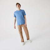 Men LACOSTE V-neck Pima Cotton Jersey T-shirt