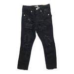 Little Kids EVOLUTION IN DESIGN Biker Repaired Denim Jean