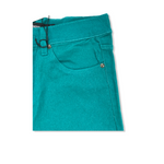 MEN ROYAL BLUE TWILL COLOR SKINNY PANTS Teal