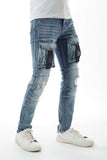 Men KINDRED Front Cargo Rip Jeans