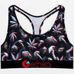 Women ETHIKA Trippin 3D Sport Bra