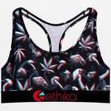 Women ETHIKA Trippin 3D Sport Bra