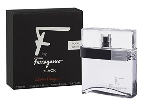 Men's SALVATORE FERRAGAMO F Black Eau de Toilette Spray 3.4 oz